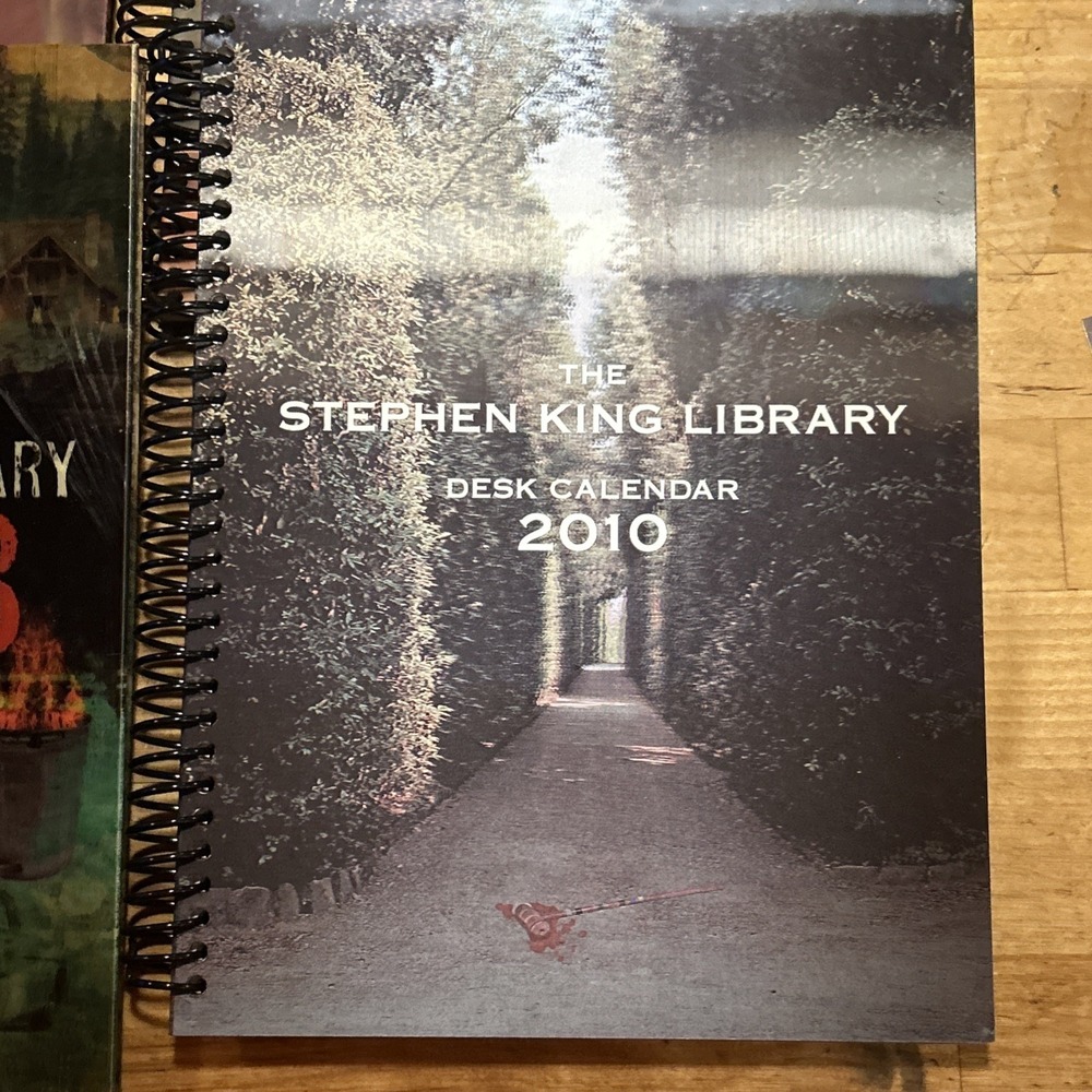 Lot of 8 Stephen King Library Desk Calendars 2007-2014 Hologram, Short Story - Picture 6 of 9